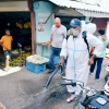 Amplio operativo de desinfección y entrega de Kits contra el COVID-19 en Los Alcarrizos